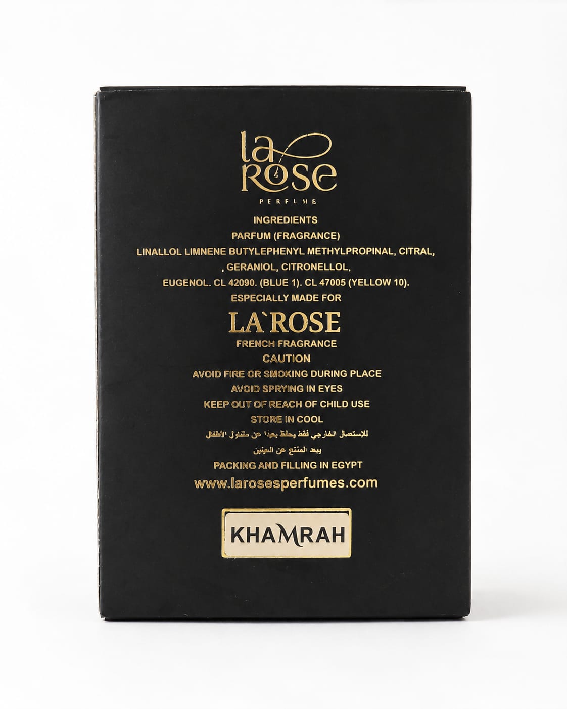 La Rose Khamrah Perfume | Warm Spicy Oriental Fragrance, Long-Lasting
